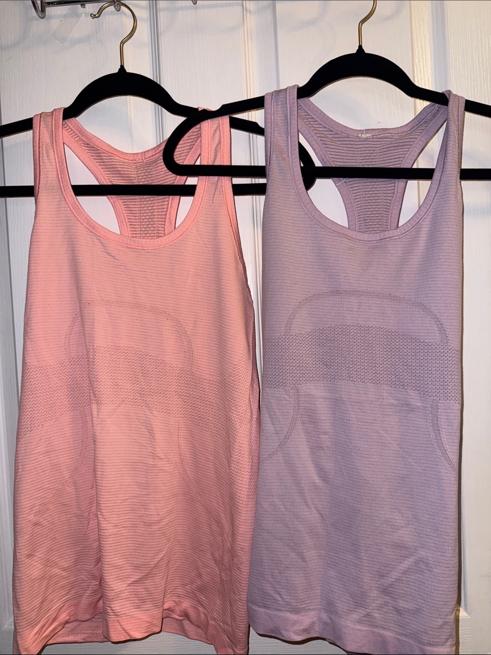 lululemon athletica Pink & Lavender Muscle Tee Pair
